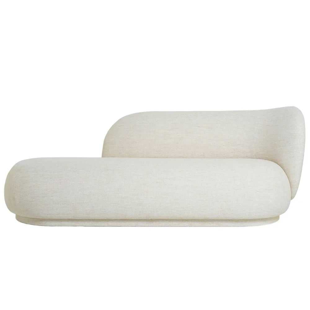 Rico Boucle Divan Høyre, Off-white v:4726800 Rico Boucle Divan Høyre, Off-white v:4726800
