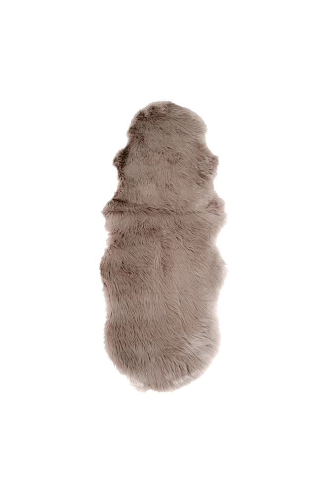 Saueskinn, Imitasjon, 60×180 cm – Brun – Tepper | m v:4415358