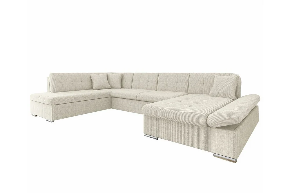 Zumar 4-sits Hörnbäddsoffa beige v:4470708