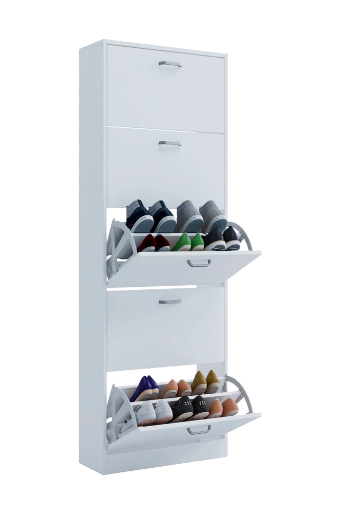 Skoskap Sipos Xl – Hvit m v:7103515 Skoskap Sipos Xl – Hvit m v:7103515