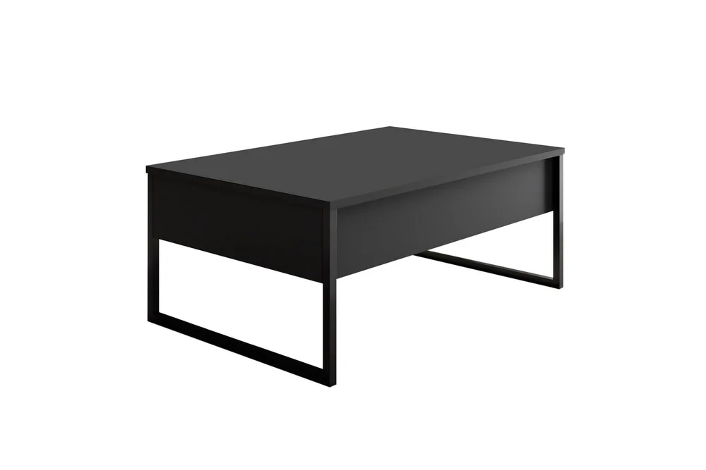 Luxe Soffbord 90x40 cm Svart v:3073179