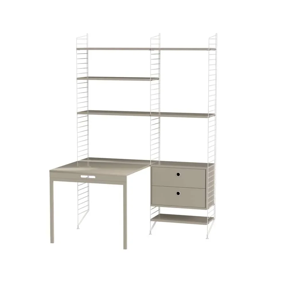 String kontor beige & hvit - Kombinasjon E" v:1046378