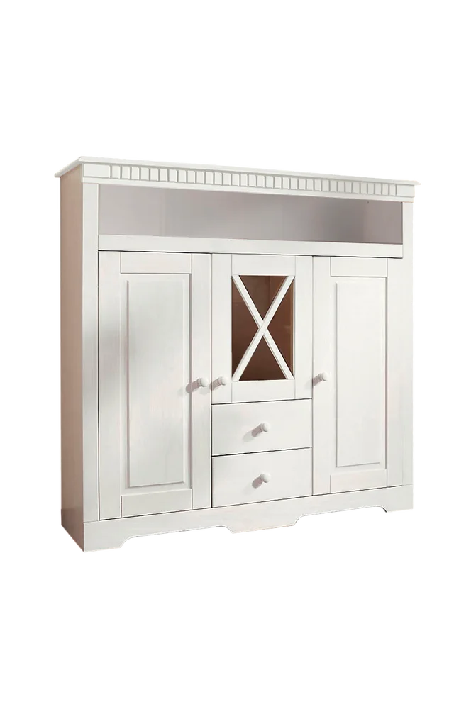 Highboard Lisa - Hvit m v:9356724