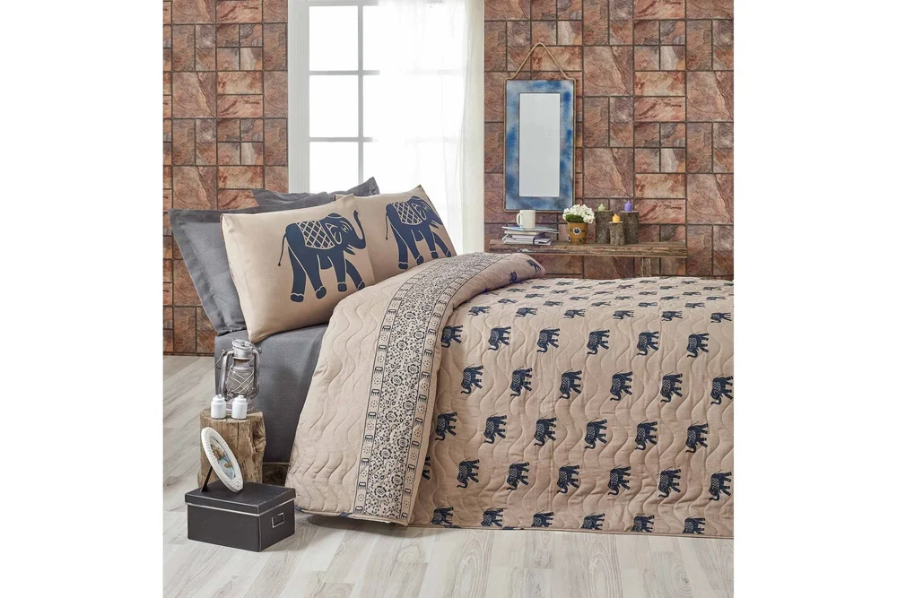 Eponj Home Sengeteppe Dobbelt 200x220+2 Putetrekk Quiltet v:3395416