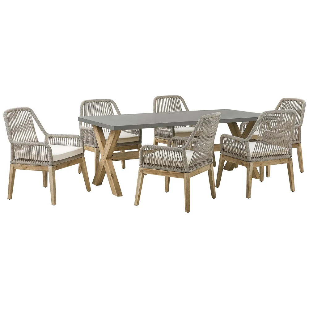 Spisegruppe 6-seter med puter Olbia v:3187870