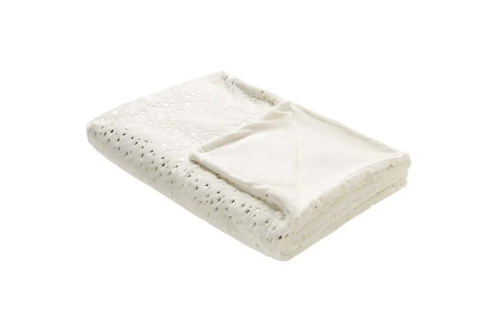 Pledd Alazeya Beige/gull, 150×200 cm v:4417012 Pledd Alazeya Beige/gull, 150×200 cm v:4417012