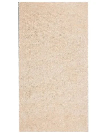 Shaggy gulvteppe DEMRE Lys beige 80 x 150 cm v:2124312