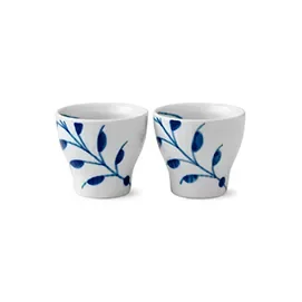 Blue Fluted Mega eggeglass 2-pakn. v:2435334 Blue Fluted Mega eggeglass 2-pakn. v:2435334