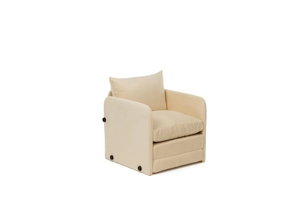 1-seters Sovesofa Rubby Krem v:8990524 1-seters Sovesofa Rubby Krem v:8990524