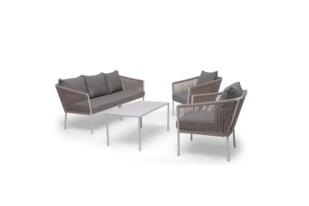 Hillerstorp Lersund sofagruppe utendørs hvit/beige v:4687288 Hillerstorp Lersund sofagruppe utendørs hvit/beige v:4687288