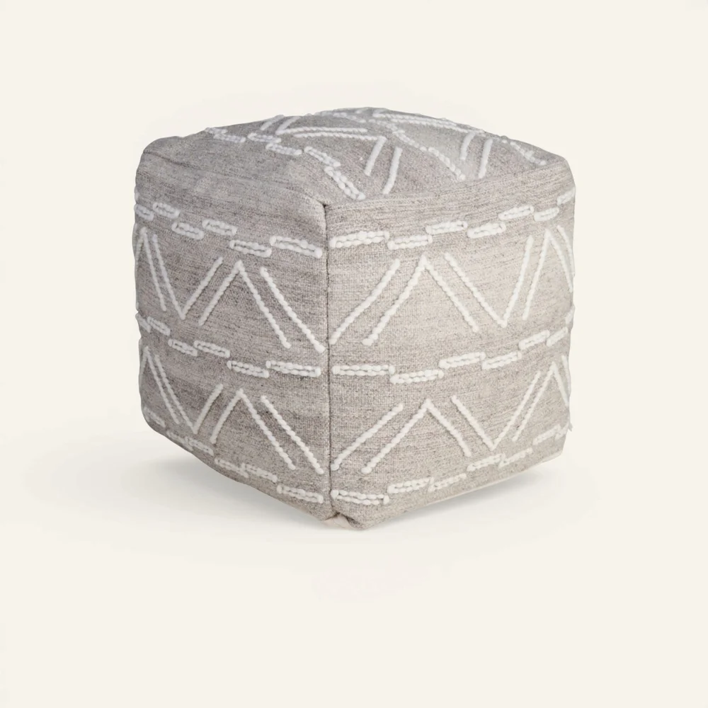 Puff lys beige – 40x40x40 cm v:5144108 Puff lys beige – 40x40x40 cm v:5144108