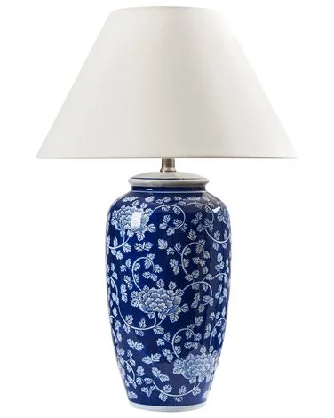 Bordlampe ANGELES Porselen Blå v:9502866 Bordlampe ANGELES Porselen Blå v:9502866