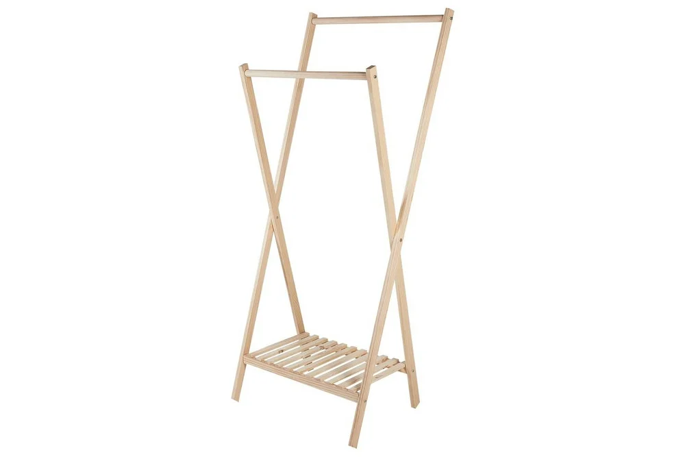 Klädhängare Denver Light colored wood v:4754699 Klädhängare Denver Light colored wood v:4754699