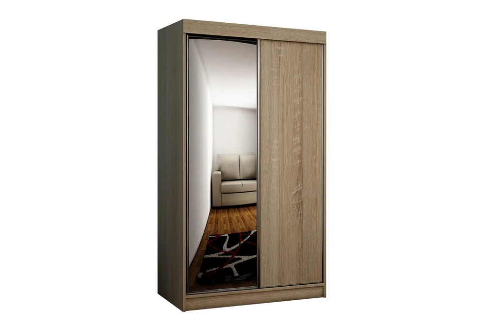 Dunkra Garderobeskap Med Speil 100x200 cm v:5478881