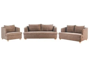 Sofagruppe 6-seters RATTVIK Chenille Brun v:7194118 Sofagruppe 6-seters RATTVIK Chenille Brun v:7194118