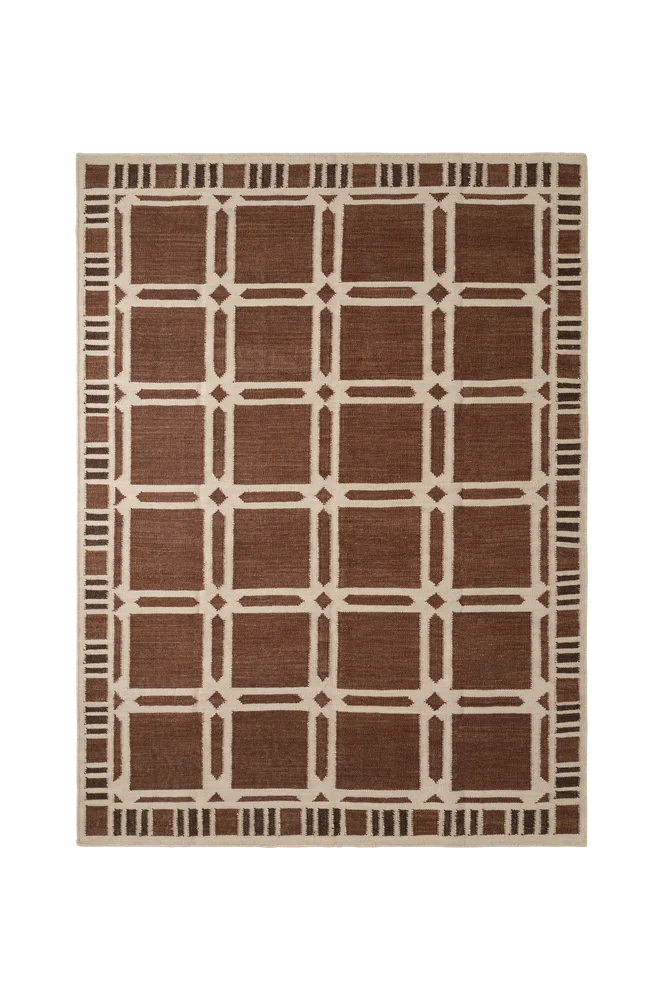 Rølakanteppe Cantu - Brun - Tepper | m v:2978106