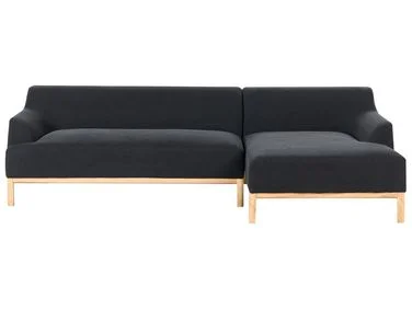 Hjørnesofa 3-seter SOSJO Svart Venstrevendt v:3495493 Hjørnesofa 3-seter SOSJO Svart Venstrevendt v:3495493