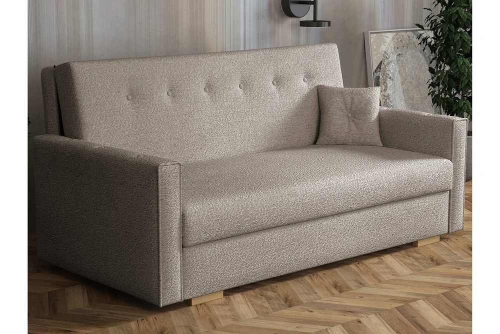 Ajiz Sovesofa 3-seter i Bouclé v:3683677