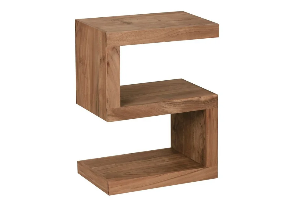 Sidebord Wohnling Heltre, S kube, landlig stil Akasie v:7574999