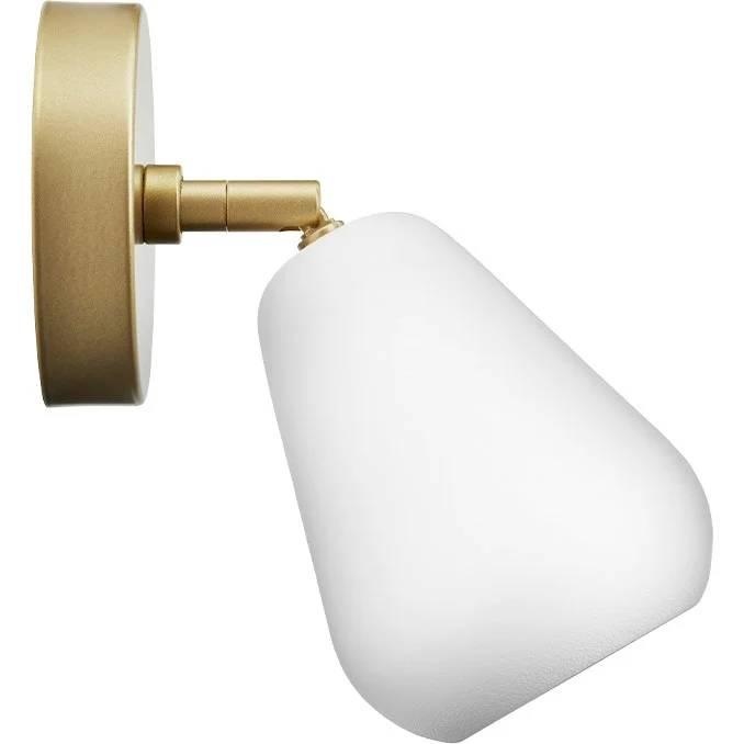 Anoli Spot Surface Vegg-/Taklampe, Hvit / Nordic Gold v:2738177 Anoli Spot Surface Vegg-/Taklampe, Hvit / Nordic Gold v:2738177