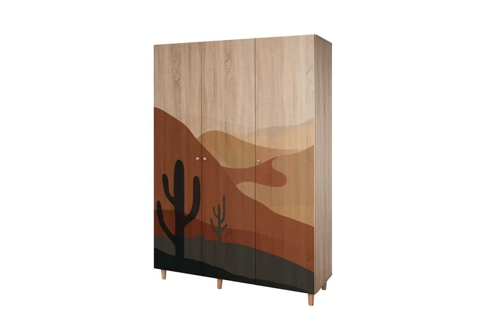 Gladfield Garderobe 135x192 cm v:4142753