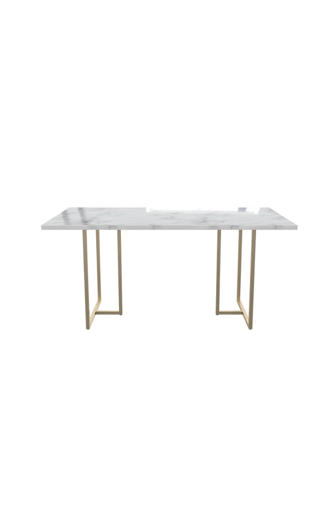 Spisebord Astor - Hvit m v:9166135