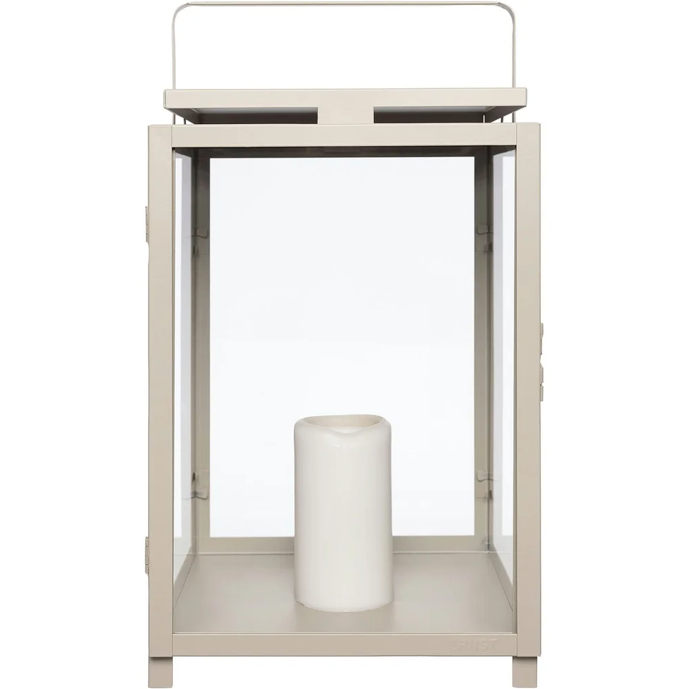 Lanterne Kubbelys 25x25 cm, Beige v:8107321