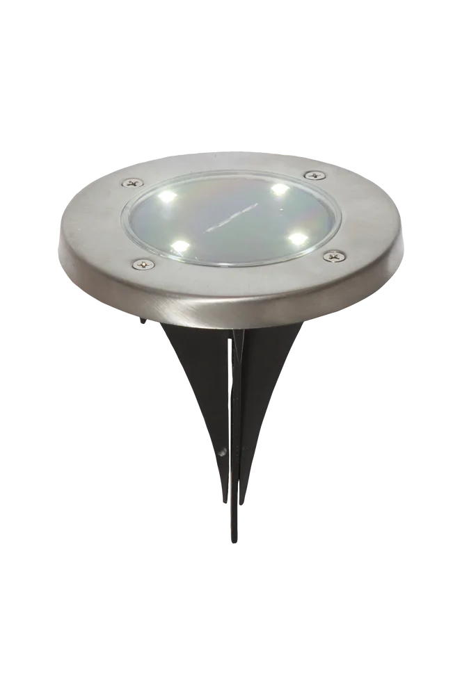 Solcellelys 3-p Lawnlight – Sølv – Belysning | m v:5919423