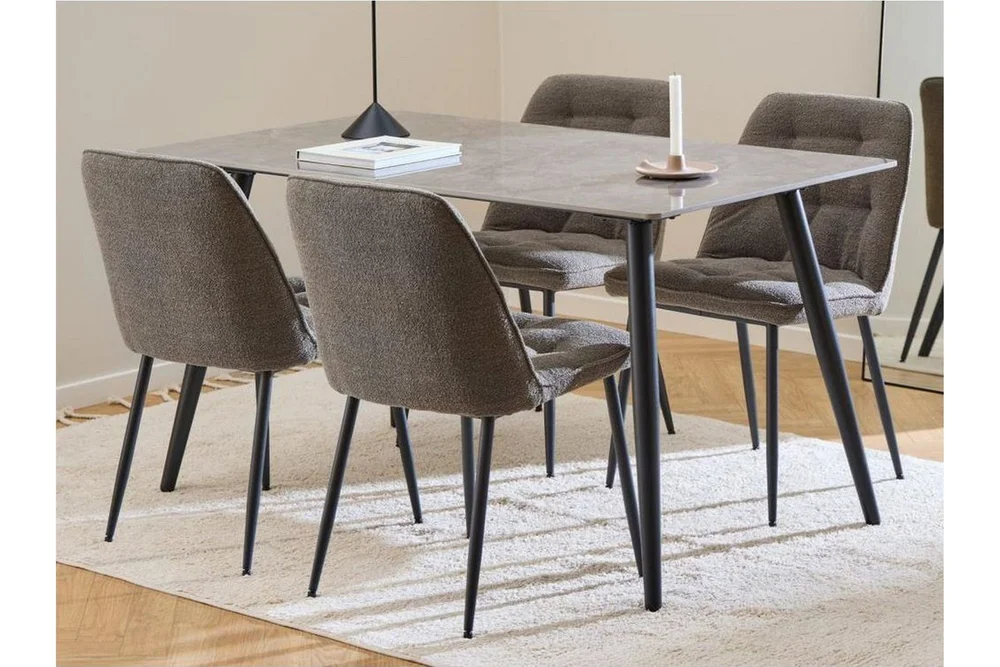 Sanjoan Spisegruppe 140 Cm + 4 Zabinka Spisestoler v:2036367