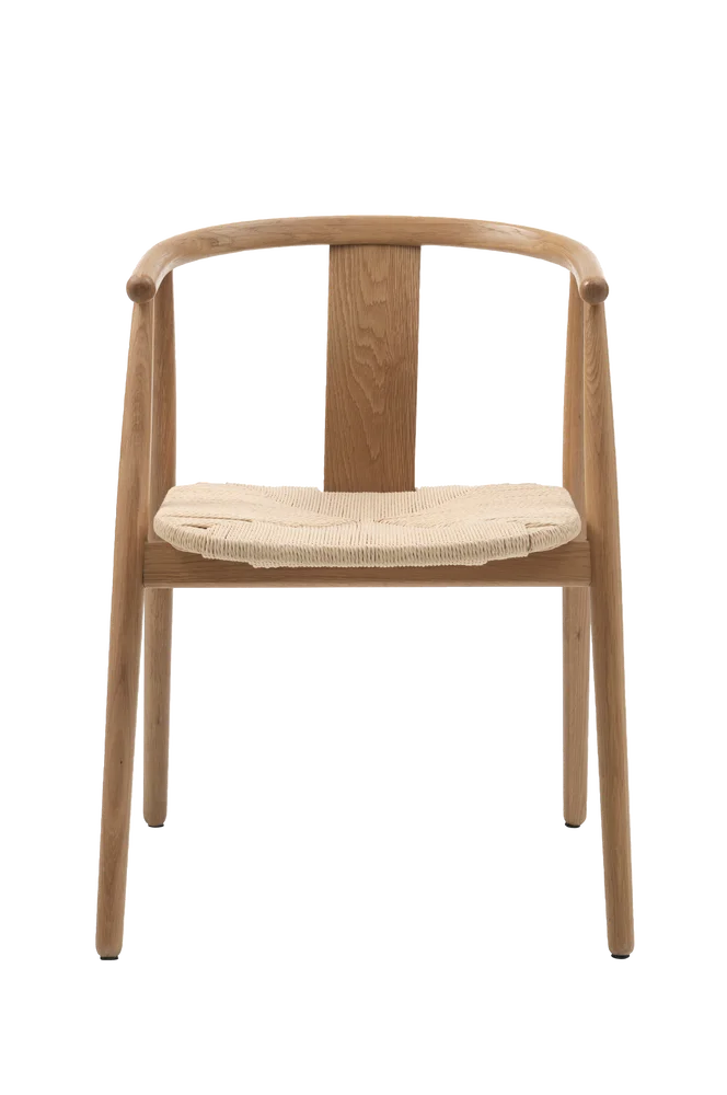 Stol med armlener, 2-pakning Åstorp – Brun m v:485007 Stol med armlener, 2-pakning Åstorp – Brun m v:485007