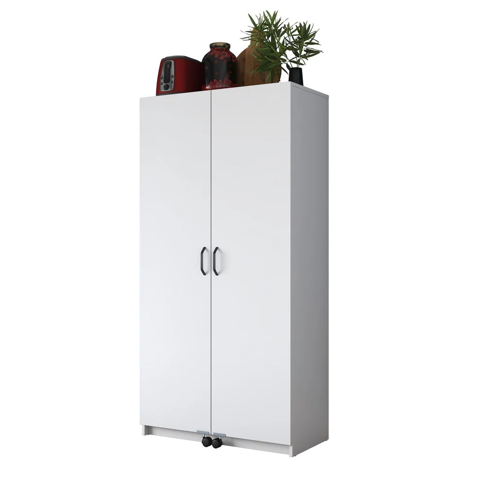 Flerbruksskap Wallxpert Kira hylle (90 x 180 x 42 cm) Hvit v:3297564