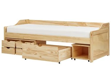 Dagseng med oppbevaring Furutre ROYVILLE 90 x 200 cm Lysebrun v:6894257 Dagseng med oppbevaring Furutre ROYVILLE 90 x 200 cm Lysebrun v:6894257