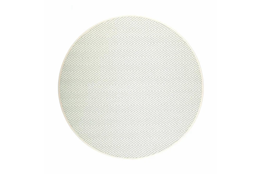 Elsa Matte Rund 160 cm Hvit v:6464540