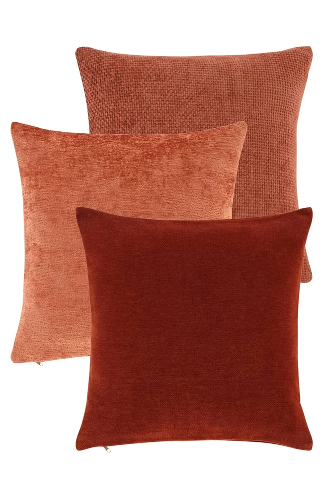 CHLOE putetrekk 3-pakke 50×50 cm – Rød – Tekstiler | m v:6892139 CHLOE putetrekk 3-pakke 50×50 cm – Rød – Tekstiler | m v:6892139