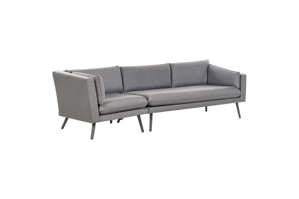 Soffa Beliani Loretello Beige/grå, Högervänd Grey Left-faced v:8127696
