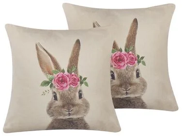 Sett med 2 pynteputer TULIPA 45 x 45 cm Gråbrun v:7948368 Sett med 2 pynteputer TULIPA 45 x 45 cm Gråbrun v:7948368