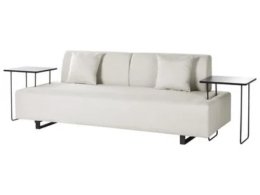 Sofa 3-seter SOKNA med bord Off white v:6785732