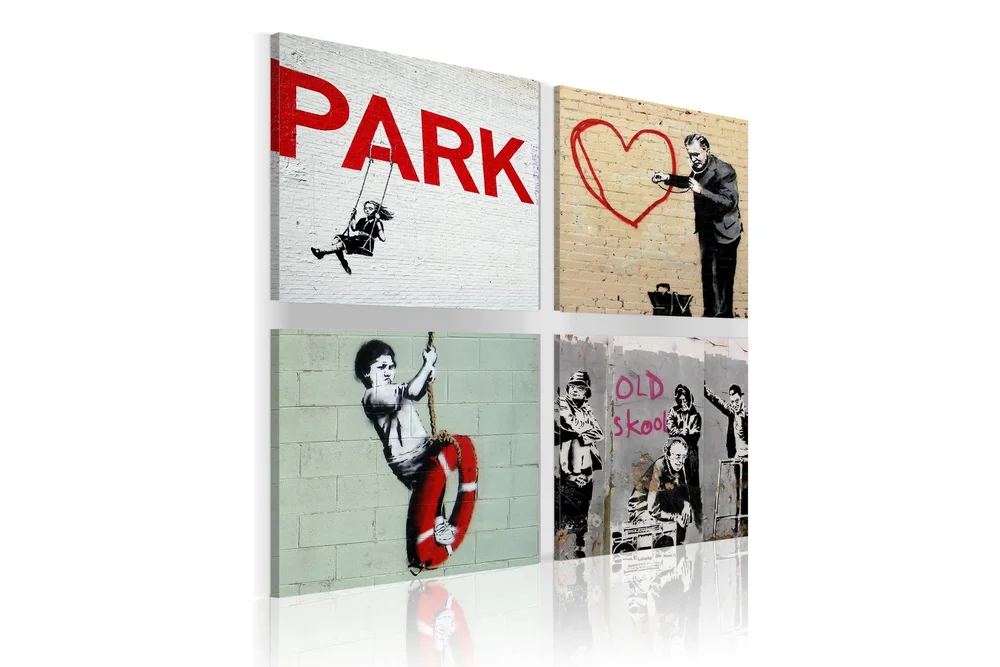 Bilde Banksy Urban Inspiration 80×80 v:4081854 Bilde Banksy Urban Inspiration 80×80 v:4081854