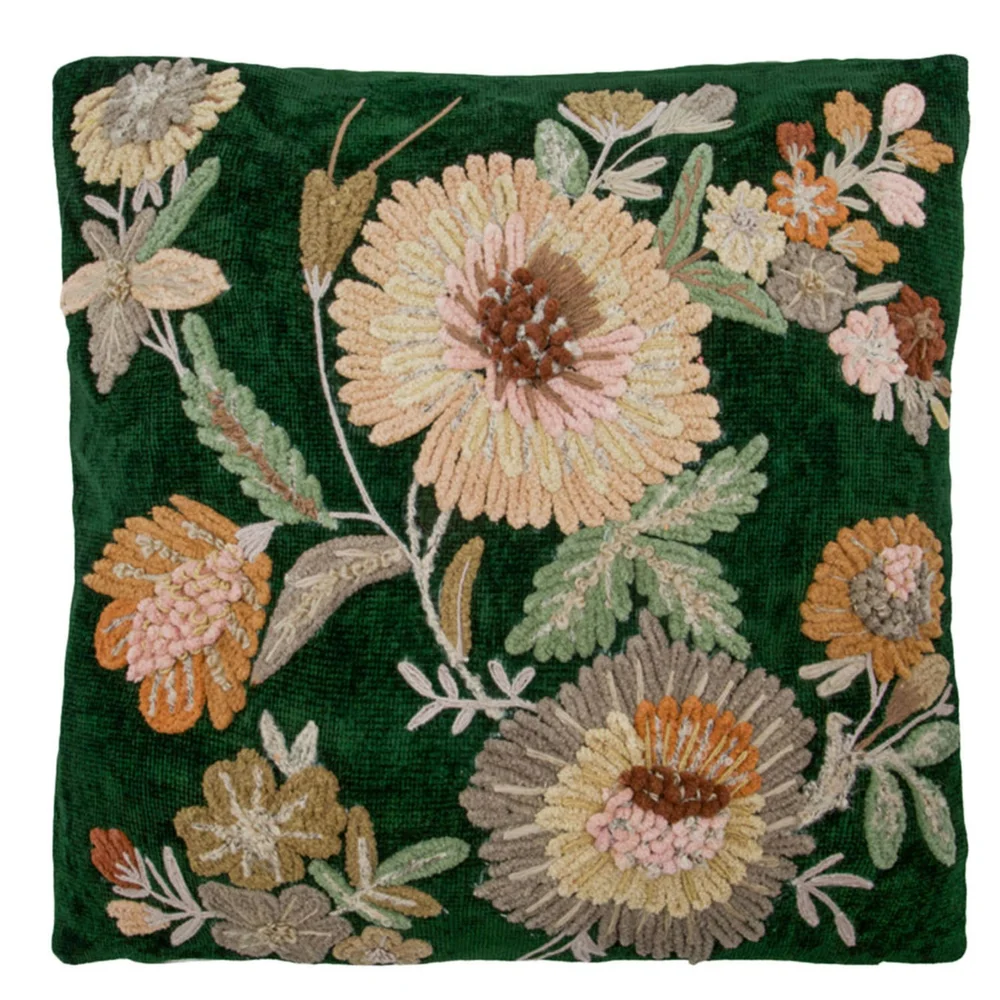 Bota Putetrekk 50×50 cm, Grønn / Rose v:7211931 Bota Putetrekk 50×50 cm, Grønn / Rose v:7211931