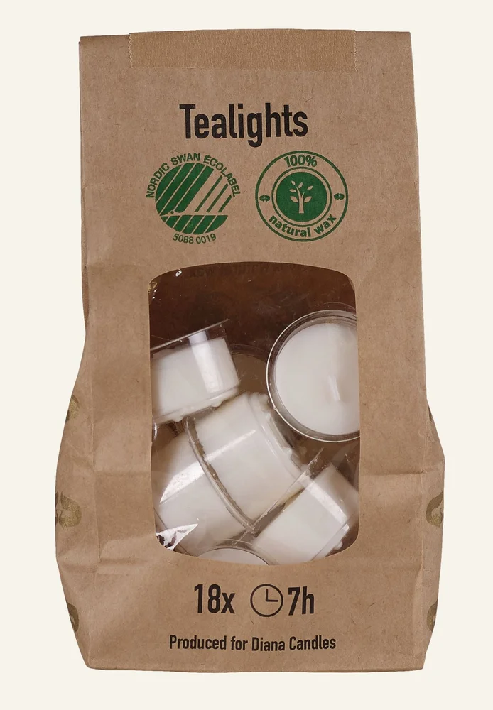 Telys hvit – ø4cm v:3233453 Telys hvit – ø4cm v:3233453