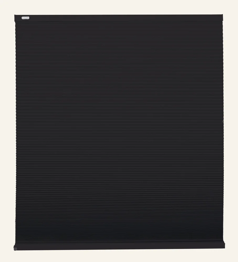 Lysfiltrerende plisségardin svart - 60x160 cm v:9804377