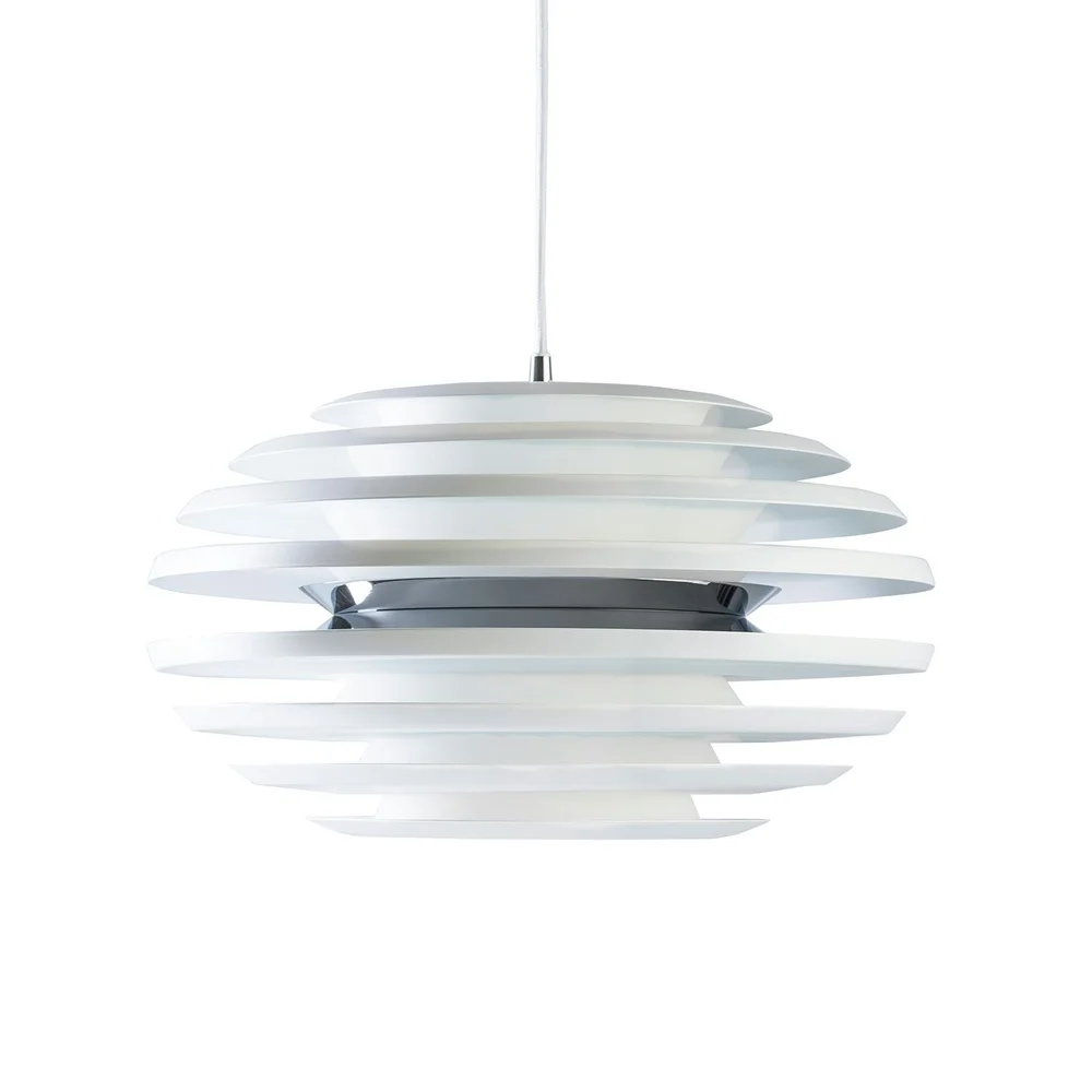 Ellipse Taklampe Ø50cm, Hvit/ Krom v:5324696 Ellipse Taklampe Ø50cm, Hvit/ Krom v:5324696
