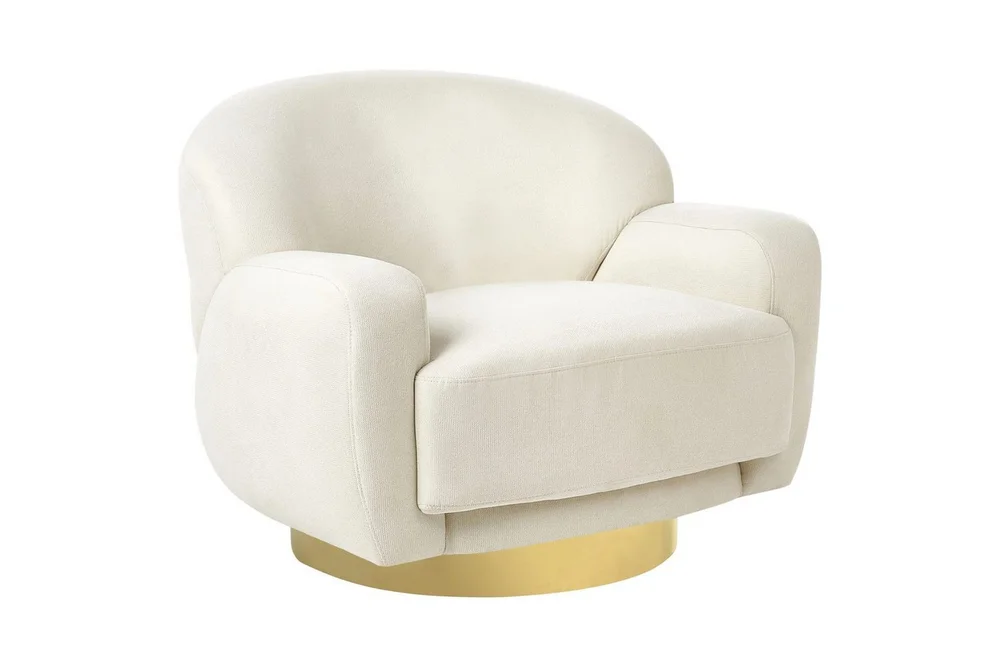 Lenestol Lejre Beige/Gull v:1715557