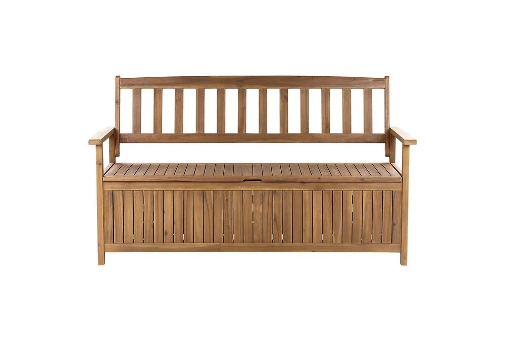 Trädgårdsbänk Beliani Sovana Ljus trä Light wood v:6680771 Trädgårdsbänk Beliani Sovana Ljus trä Light wood v:6680771