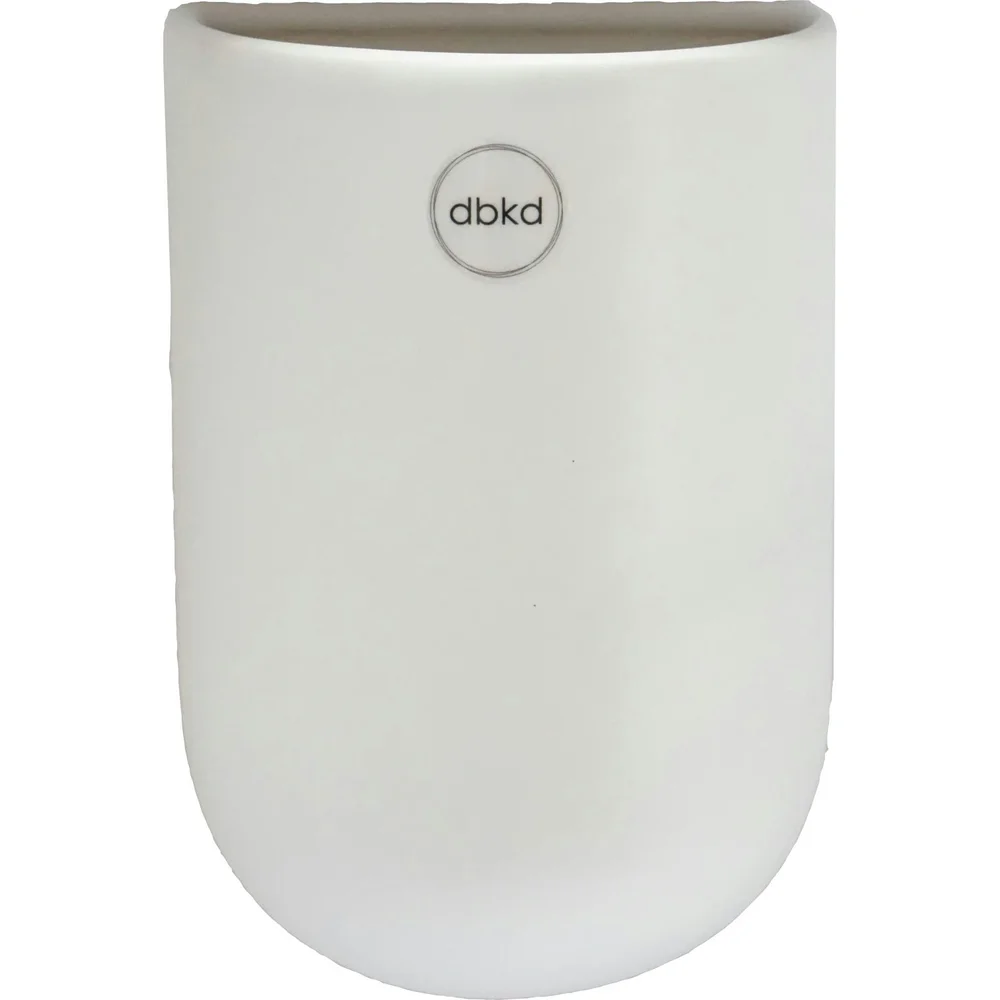 Cut Wall Pot Medium, White Veggkrukke, M Hvit v:5097039 Cut Wall Pot Medium, White Veggkrukke, M Hvit v:5097039