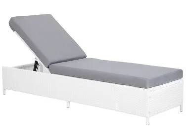 Solseng med pute TURIN PE-rotting Hvit v:2606476 Solseng med pute TURIN PE-rotting Hvit v:2606476