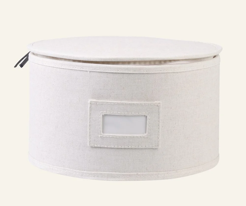 Oppbevaringsboks lys natur – ø30,5×18 cm v:5644316 Oppbevaringsboks lys natur – ø30,5×18 cm v:5644316