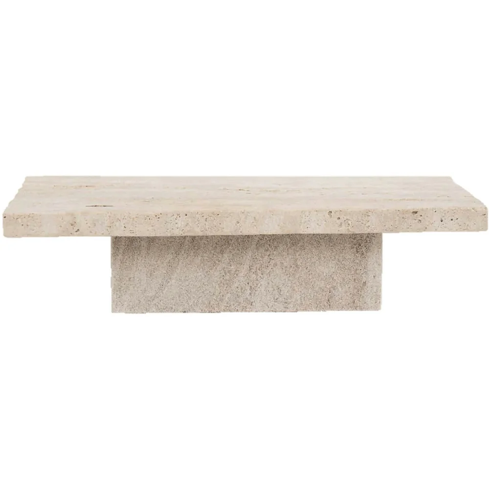 Plateau Travertino Brett 15x38 cm, Natural v:3371764