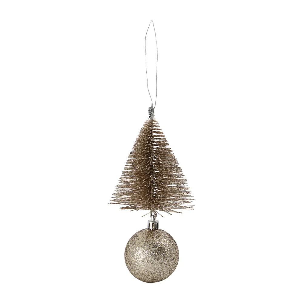 Tree & bell juletrepynt 15 cm v:6793012 Tree & bell juletrepynt 15 cm v:6793012
