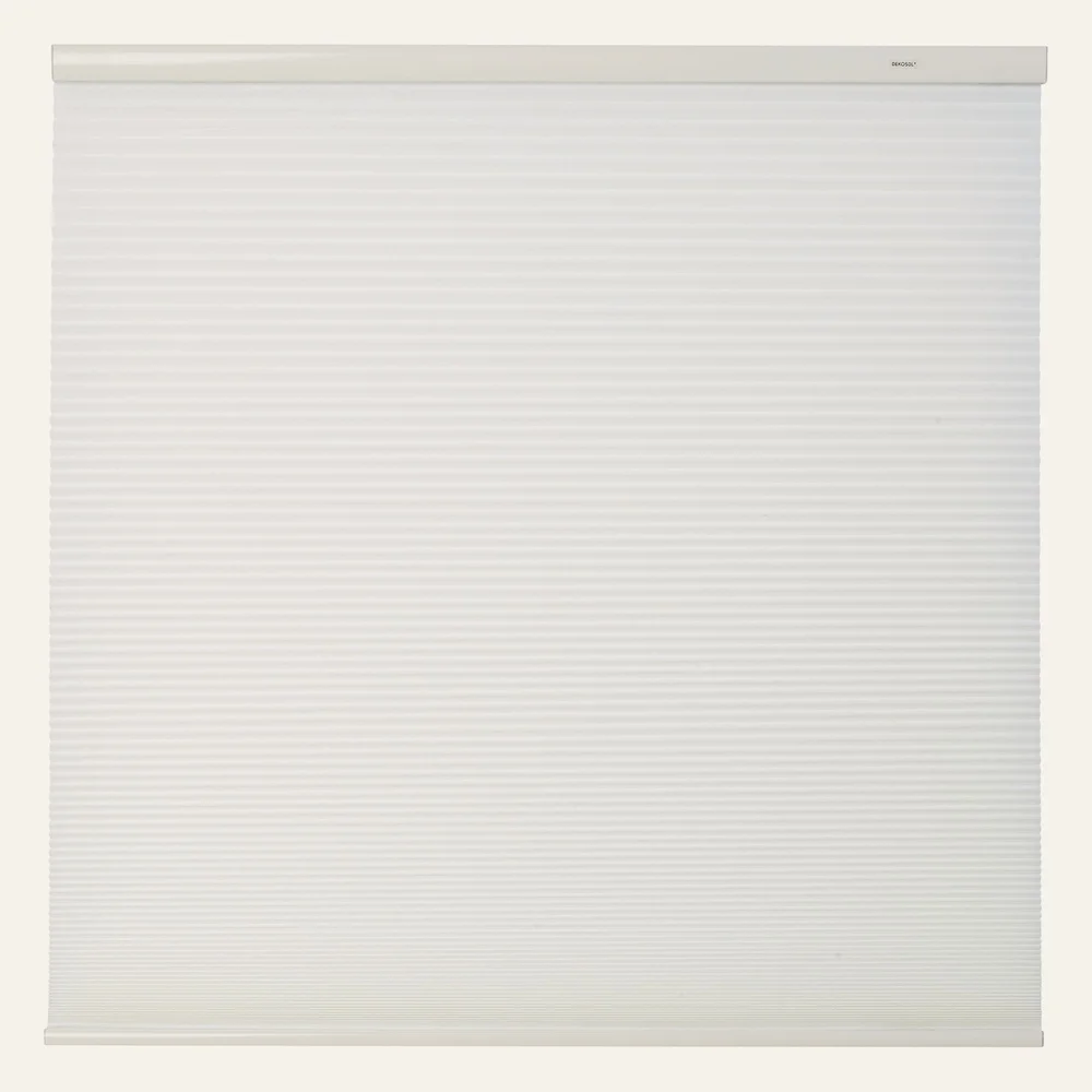 Lysfilt. dobbel plisségardin hvit – 130×160 cm v:4146844 Lysfilt. dobbel plisségardin hvit – 130×160 cm v:4146844
